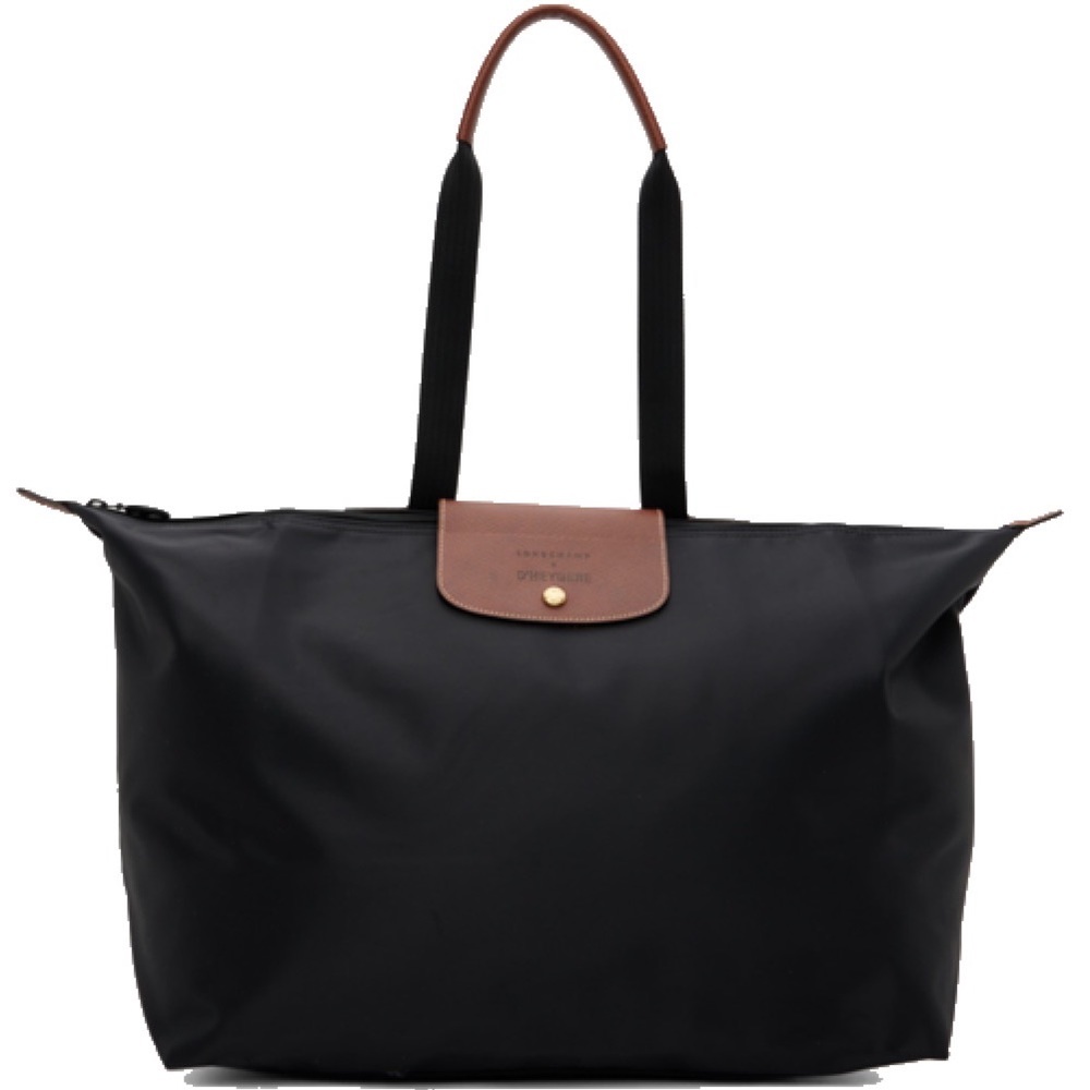 D'HEYGERE x Longchamp Edition Black Travel Tote